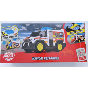 Toys Medical Responder Ambulance Light Sound Disc Shooter Toy 3+ Dickies